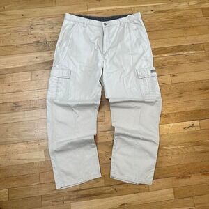 Baggy Wrangler Cargo Pants White 36x30